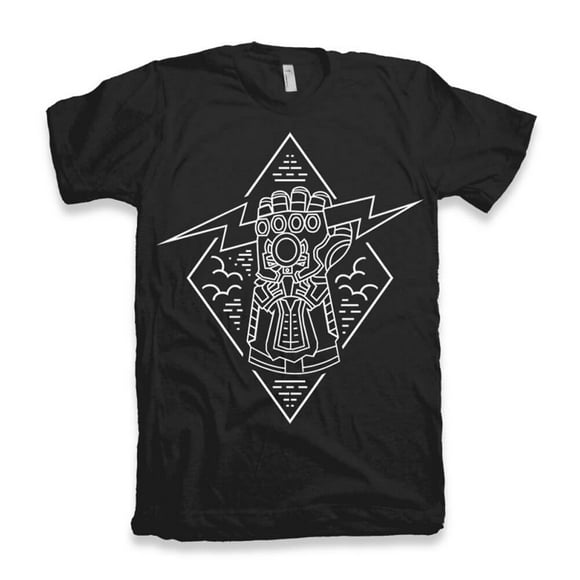 Men's Graphic T-Shirt Thanos Supervillain Shirt - The Infinity Gauntlet Eco-Friendly Limited Edition Short Sleeve Tee-Shirt Vintage Birthday Gift Novelty