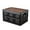 Black, variant on Outdoor Camping Picnic Storage Box Foldable Car Backup Storage Box Multifunctional Plastics Box With Wooden Lid