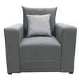 thumbnail image 1 of Sillon El Bazar Store Miami Lino Gris Oxford 1 plaza, Modular, Moderno, Sala, 1 of 4