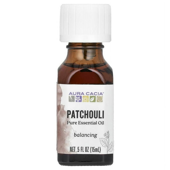 Aura Cacia Pure Essential Oil Patchouli .5 fl oz Pack of 2