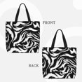 thumbnail image 2 of Balery Leopard And Zebra 2 Bolsa de Mano para Mujeres con Cremallera, Bolsa de Gimnasio con Compartimentos, Bolsa para Laptop, Bolsa para Trabajo, 2 of 7