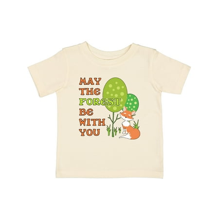 

Inktastic May the Forest Be with You- Cute Fox Gift Baby Boy or Baby Girl T-Shirt