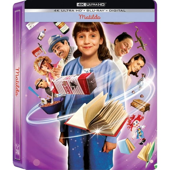 Matilda 6 Mitica - 4K Steelbook (Bd 4K   Bd Hd) (4K Ultra HD) Mara Wilson Danny DeVito