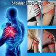 thumbnail image 4 of Double Shoulder Support Brace Strap Wrap Adjustable Shoulder Brace for Rotator Cuff, AC Joint Pain Relief for Women Men, 4 of 9