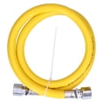 thumbnail image 3 of Manguera De Gas Para Secadora, Manguera De Gas Combustible Línea De Combustible Para Tubería De Gas Carbón De Gas, Licuefacción De Gas Para El Hogar Para Tubería De Gas ANGGREK Puerto doble de 1 m, 3 of 8