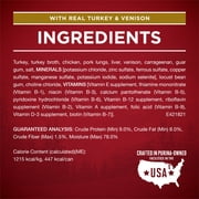 Purina ONE True Instinct Classic Ground Grain-Free Formulas With Real Turkey and Venison, and With Real Chicken and Duck Wet High Protein Dog Food Variety Pack