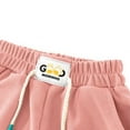 thumbnail image 6 of Tdoqot Boys Athletic Shorts With Pockets- Cotton Summer Elastic Waist Casual Drawstring Active Shorts Pink Size 5 T, 6 of 7