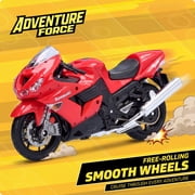 Adventure Force 2-Wheeler 1:18 Replica Motorcycle Play Vehicles (Style May Vary)