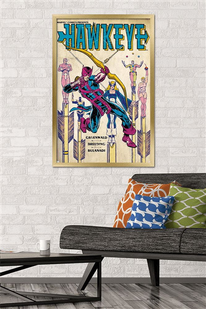 Marvel Comics - Hawkeye - Hawkeye #3 Wall Poster, 22.375" x 34", Framed