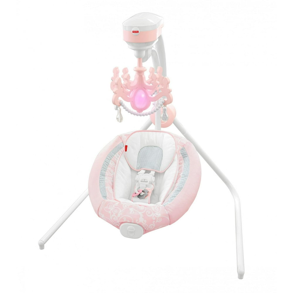 FisherPrice Cradle 'n Swing, Pink Pearl Chandelier