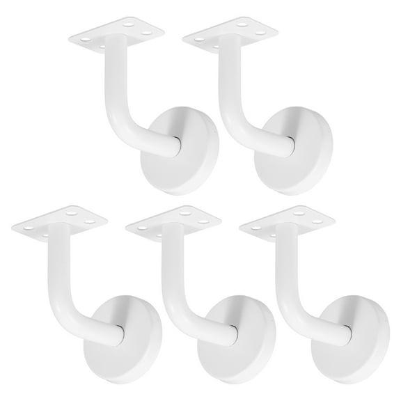 Masteelf Staircase Handrail Brackets Stainless Steel Heavy Duty Railing Brackets Wall Mounted Staircase Hand Guardrails Brackets Hardware For Home Outdoor Porch