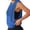 Z155 Blue-Workout Tank Tops Woman, variant on Womens Mesh Workout Tank Tops Sleeveless Hooded Gym Shirts Deep Side Open Athletic Tops Lightweight Breathable Outdoor Running Cover Up XXL