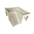 thumbnail image 3 of Jaula escondite para hámster, cama para conejos, cabaña con escaleras, casa para hámster, escondite de madera para conejillo de indias, hurón erizo, 3 of 9