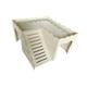 thumbnail image 3 of Jaula escondite para hámster, cama para conejos, cabaña con escaleras, casa para hámster, escondite de madera para conejillo de indias, hurón erizo, 3 of 9
