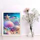 thumbnail image 2 of 30x40cm Juego De Pintura De Arte De Diamantes 5D para Niños Adultos - Estrella De Mar De Concha De Playa, Manualidades De Punto De Cruz con Bordado De Diamantes, Lienzo De Cristal Rin, 2 of 5