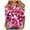Multicolor Plus Size Blouse for Women_m, variant on CYMMPU Blouses for Women Dressy Casual Crew Neck Tunic Tops Floral Printed 3/4 Sleeve Spring Tops Loose Fit Summer Fashion Shirts Lightweight Basic T-Shirts Multicolor XXXL