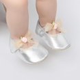 thumbnail image 3 of Toddler Baby Flowers PU Shiny Shoes Anti-slip Shoes Baby Bow-knot Princess Shoes 0-18M, 3 of 3