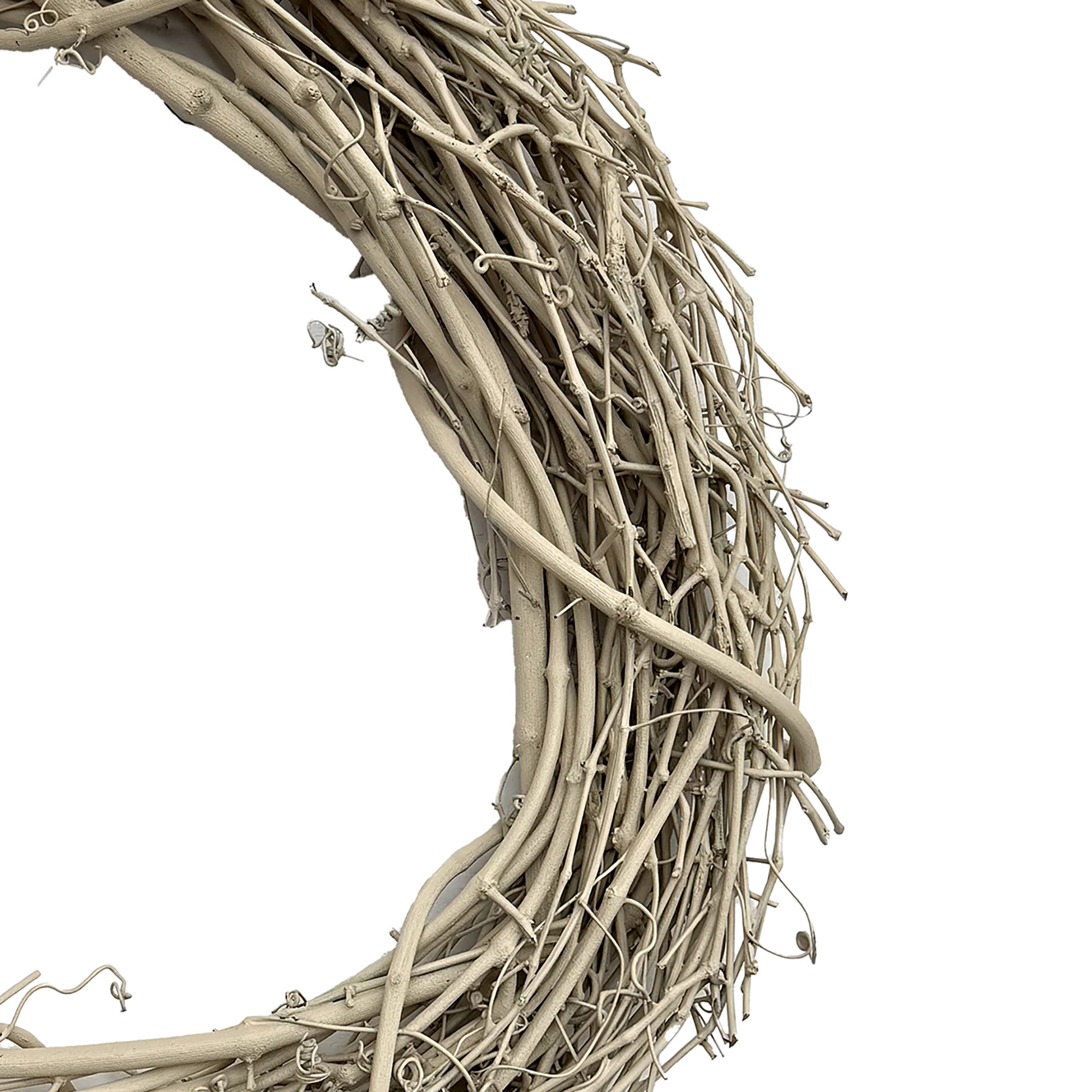Kraft Lane: 18" Painted Grapevine Wreath - Hay - DIY Craft Projects, Handcrafted, In-Outdoor Decoration, Behr Paint, Seasonal-Holiday-Event-Home
