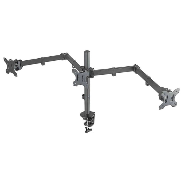 Soporte de escritorio Manhattan 461658 para 3 Monitores de hasta 27 pulgadas