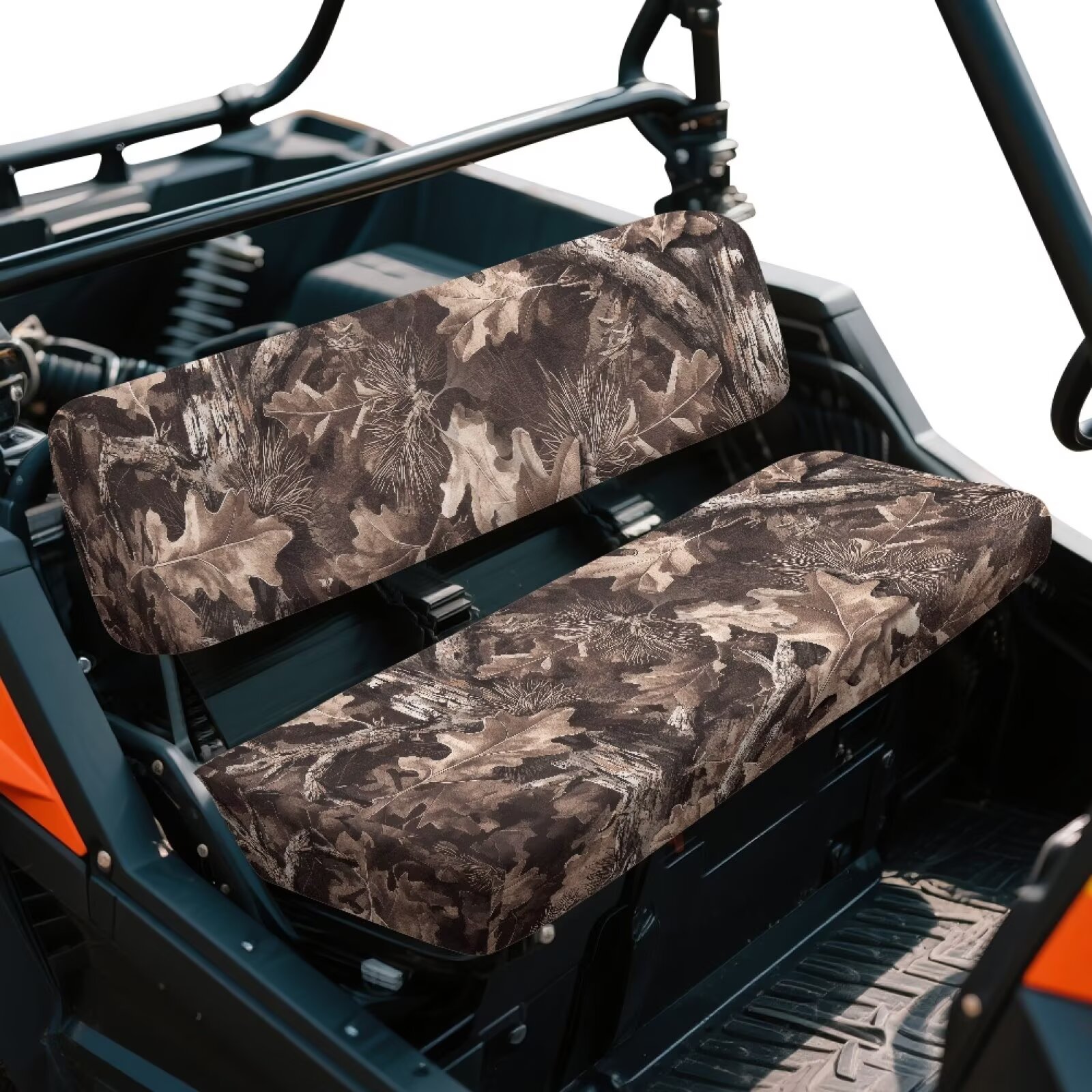 Uorisanigo Mule Seat Cover for Kawasaki Mule 3010 Diesel 4x4 2003-2008, Anti-Slip & Tear-Resistant Camo Hunting Print UTV Bench Seat Cover Set UTV Accessories for Women Men