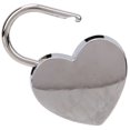 thumbnail image 2 of Riousery Vintage Heart Shape Metal Padlock Silver Key Lock for Jewelry Box Luggage Household Craft Supplies 1.8 x 2.3 inches / 45 x 59 mm, 2 of 9