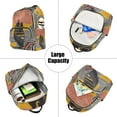 thumbnail image 5 of FORMRS Mini Backpack Purse for Women Quilted Travel Daypack Casual Shoulder Bag, Striped Boat, 5 of 7