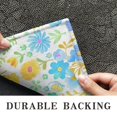 thumbnail image 6 of Light Pioneer Flower Pattern Door Rugs,Washable Non Slip Door Mats Indoor,Decorative Door Mats,Entry Mat Indoor for Entrance,Bedroom,Kitchen,Bathroom,17"x30", 6 of 6