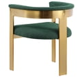 thumbnail image 6 of Meridian Furniture Romeo Green Boucle Fabric Dining Chair (Set of 2), 6 of 8