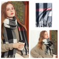 thumbnail image 1 of Bufanda de Cachemira para mujer, manta grande, chal clásico a cuadros, envoltura suave y cálida, otoño e invierno, venta al por mayor Fivean unisex, 1 of 2