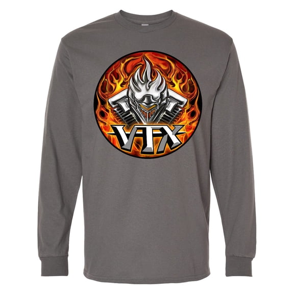 Inktastic Vtx Flaming Motor Long Sleeve T-Shirt