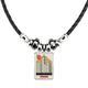 thumbnail image 1 of puerto victoria de hong kong collar a mano colgante de cuerda de cuero Unbranded M, 1 of 3