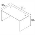 thumbnail image 4 of Scranton & Co 60W x 30D Desk Shell in Mocha Cherry, 4 of 5