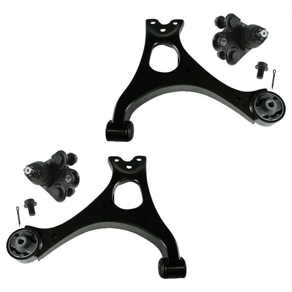 TRQ Control Arm & Ball Joint Front Lower Driver & Passenger LH RH Pair for Civic PSA62847