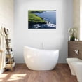 thumbnail image 4 of HFDF Pebble Beach Golf Course Canvas Wall Art for Livg Room Bedroom Bathrooom Home Decorations California Coastal Golf Course Picture Poster Artwork Ready to Hang 10x8inch Unframed, 4 of 6