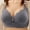 Gray, variant on Plus Size Wire-Free Comfort Bra for Women with Breathable Fabric and Adjustable Fit