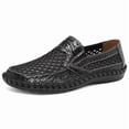 thumbnail image 6 of Men's Breathable Perforated Leather Loafers, Slip-On Casual Summer Driving Shoes, 6 of 8