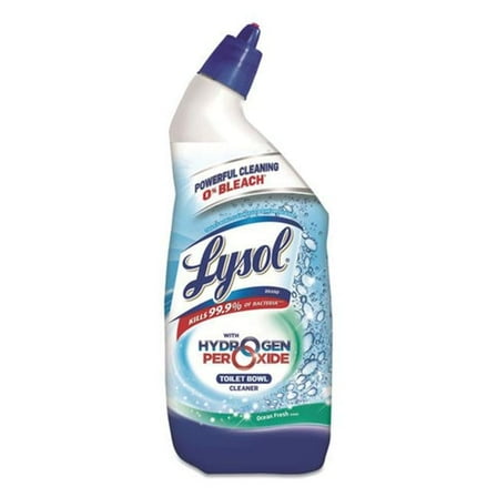 Lysol RAC98011 24 oz Toilet Bowl Cleaner with Hydrogen Peroxide Cool Spring Breeze