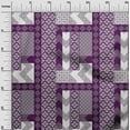 thumbnail image 3 of oneOone Viscose Chiffon Wine Fabric Block Craft Projects Decor Fabric Printed By The Yard 42 Inch Wide, 3 of 5