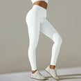 thumbnail image 1 of WILLBEST Pantalones de Yoga de Cintura Alta Sin Costuras Para Mujer, Diseño Calado, Leggings Ajustados Con Realce de Color Melocotón Para Entrenamiento Deportivo, 550 Grande, 1 of 5
