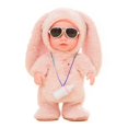 thumbnail image 1 of Cantando Walk Talk Humanoid para muñeca de juguete para niñas infantil brillante felpa eléctrica, 1 of 5