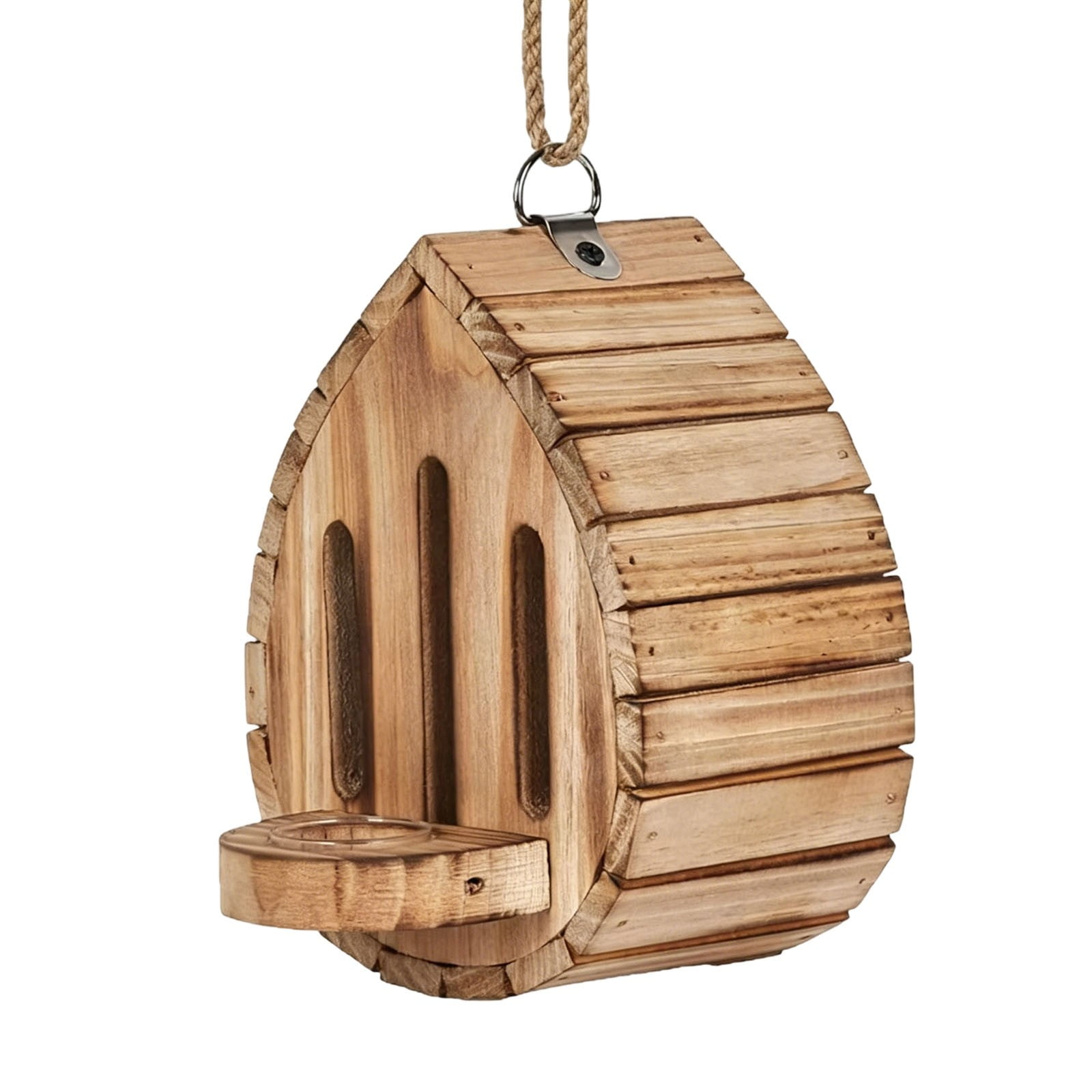 Wild Bird Feeder For Garden Outdoor Hanging Tube Design Easy Fill Dispenser
