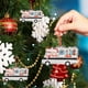 thumbnail image 1 of Adornos navideños, adornos navideños, decoración para árbol de Navidad, regalo de Navidad, colgante pequeño de madera, creativos, lindos adornos colgantes de autobús de bricolaje para gatos y perros f, 1 of 6