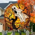 thumbnail image 6 of DAMAI Halloween Spooky Ghost Wind Spinner,Windchime 3D Metal Sculpture Wind Spinner,12in Stainless Steel Hanging Wind Spinners Outdoor Yard Patio Garden Decorations, 6 of 9
