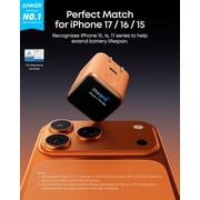 Anker Smart Display Charger,Anker Nano 45W Fast Charging USB C Charger with Smart Recognition,Built-in Care Mode,Compact with 180°Foldable Plug,Compatible for iPhone 17/16/15 Series(Orange)