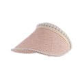 thumbnail image 4 of Sombrero de visera de verano con visera ancha de paja para dama, 4 of 7
