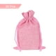 thumbnail image 3 of Bolsas de Yute Uxcell con Cordón, Sacos de Favor, Bolsas de Joyería para Regalos, Rosa, 3 of 7