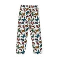 thumbnail image 5 of Goofa Cute Butterfly Printed Soft Pajama Pants for Men, Wide Leg Comfy Casual Lounge Yoga Pants-Small, 5 of 9