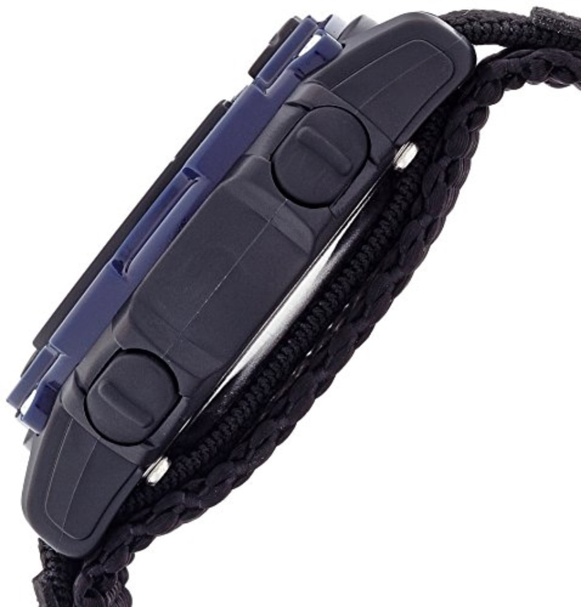 Watch Ladies Lcd Rnd Blu Nylon, PartNo 457004BLU, by Egluck Corportation, Clocks