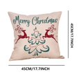 thumbnail image 2 of Clearance Sales! Sharpies New Christmas Series Letter Pattern office Cushion Pillowcase，, 2 of 2