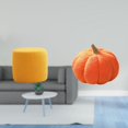 thumbnail image 2 of Taburete otomano redondo con reposapiés, asiento tipo banco, silla, sofá cilíndrico pequeño, taburete de té, cojines de calabaza de Halloween, cojín d, 2 of 8